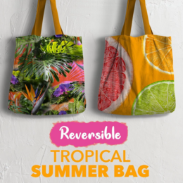 Tropical summer bag - Väskpanel