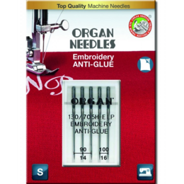 Broderi Anti Glue 90-100/5-pack - Organ Symaskinsnål