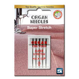 Super Stretch HAx1SP 75, 5-pack - Organ Symaskinsnål