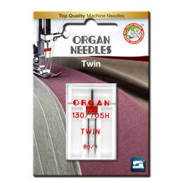 Tvilling nål  4,0mm 80 - Organ Symaskinsnål