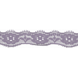 20mm Lilac - Elastisk spets