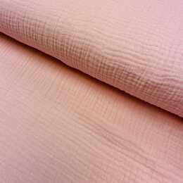 Enfärgad Muslin tyg - Ljusrosa