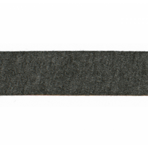 Trikåkantband, färdigvikt - Dark grey melange