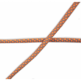 Anoraksnöre 5mm - Orange/grå