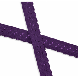 Purple - Vik-resår m "ficka"