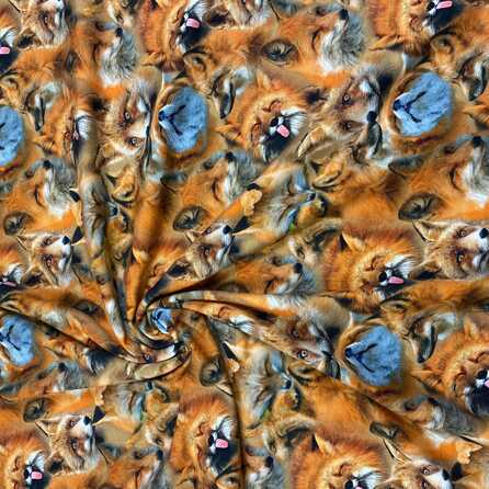 Foxes - Trikåtyg