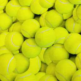 Tennisbollar - Trikåtyg
