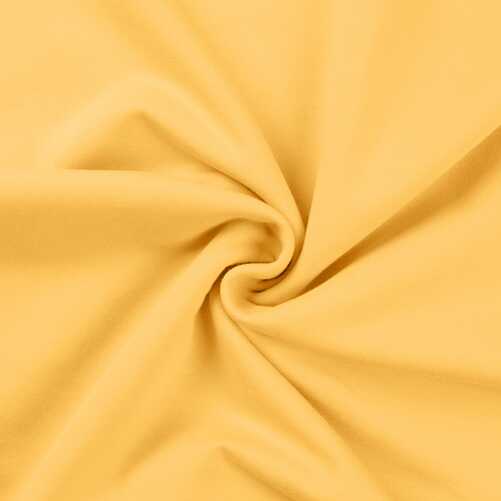 Borstad Enfärgad jogging tyg - Soft Yellow