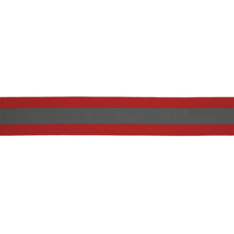 Reflex ripsband, 25mm - Röd