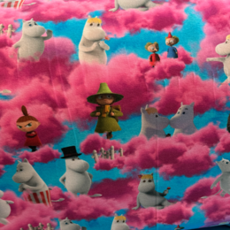Pink Cloud, Cyan - Moomin By ZannaZ